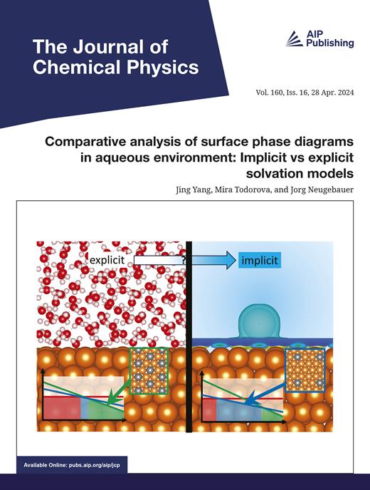 The Journal of Chemical Physics Cover Image for Volume 160, Issue 16