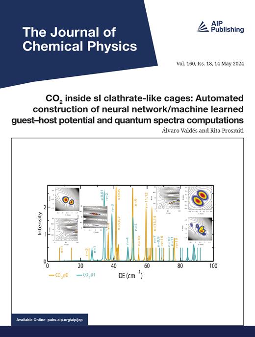 The Journal of Chemical Physics Cover Image for Volume 160, Issue 18