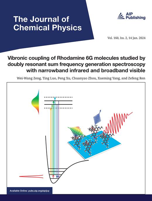 The Journal of Chemical Physics Cover Image for Volume 160, Issue 2