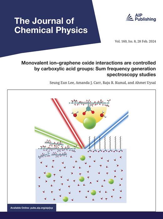 The Journal of Chemical Physics Cover Image for Volume 160, Issue 8