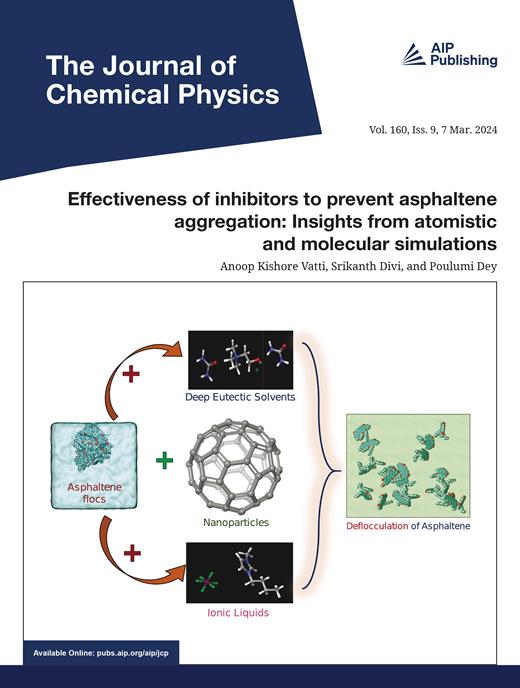 The Journal of Chemical Physics Cover Image for Volume 160, Issue 9