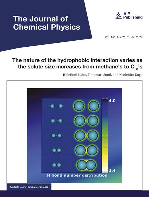 The Journal of Chemical Physics Cover Image for Volume 161, Issue 21