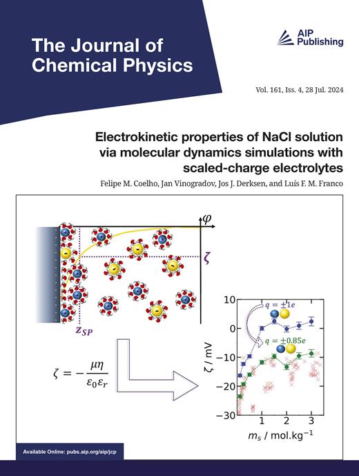 The Journal of Chemical Physics Cover Image for Volume 161, Issue 4