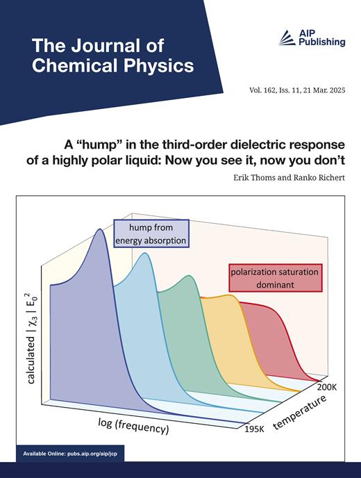 The Journal of Chemical Physics Cover Image for Volume 162, Issue 11