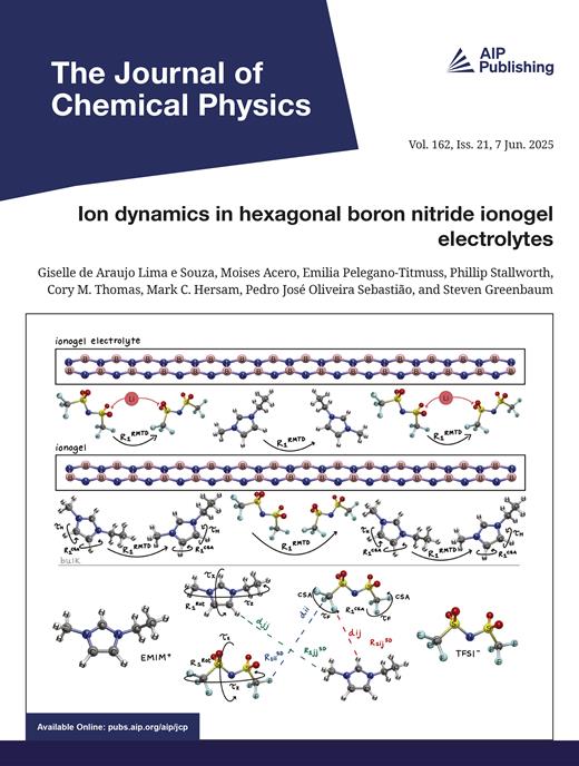 The Journal of Chemical Physics Cover Image for Volume 162, Issue 21