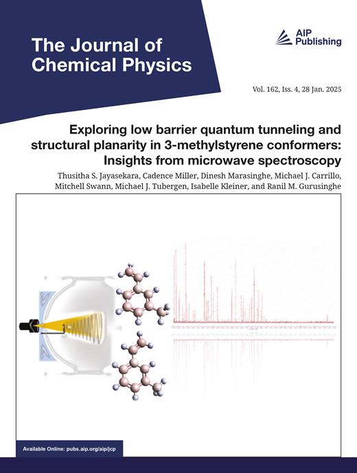 The Journal of Chemical Physics Cover Image for Volume 162, Issue 4
