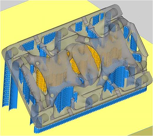 Optimization and design for additive manufacturing of a fuel cell end ...