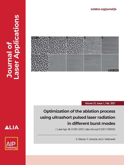 Journal of Laser Applications Cover Image for Volume 33, Issue 1