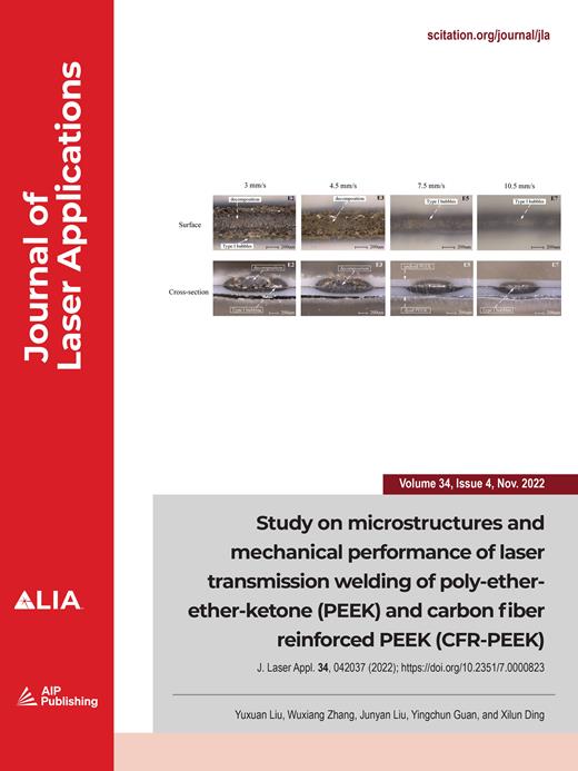 Journal of Laser Applications Cover Image for Volume 34, Issue 4