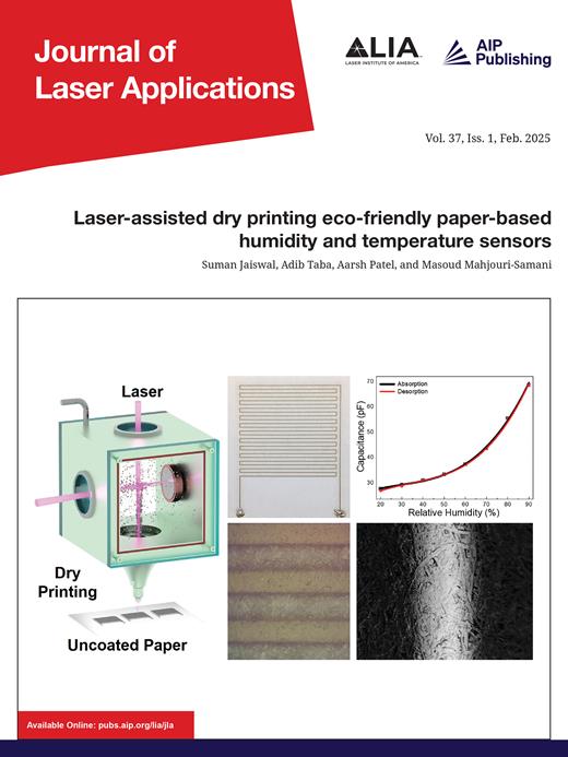 Journal of Laser Applications Cover Image for Volume 37, Issue 1