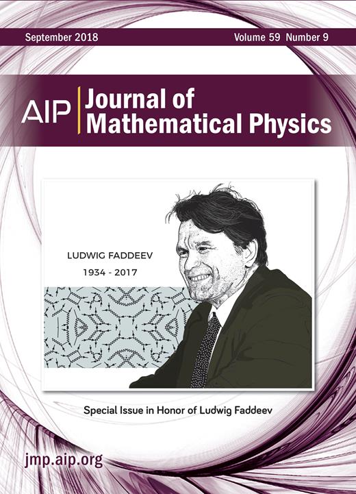 Journal of Mathematical Physics Cover Image for Volume 59, Issue 9