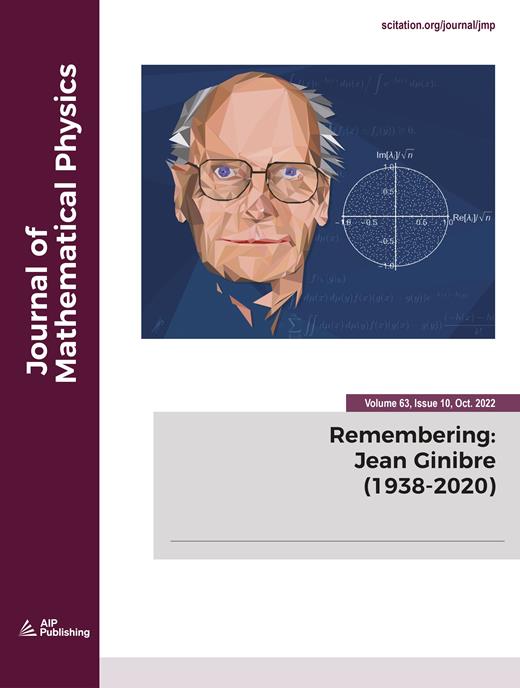 Journal of Mathematical Physics Cover Image for Volume 63, Issue 10