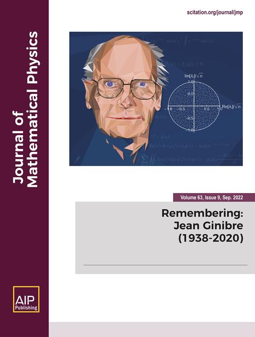 Journal of Mathematical Physics Cover Image for Volume 63, Issue 9