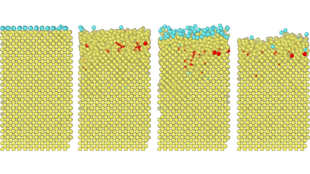 Deep potential molecular dynamics simulations of low-temperature plasma ...