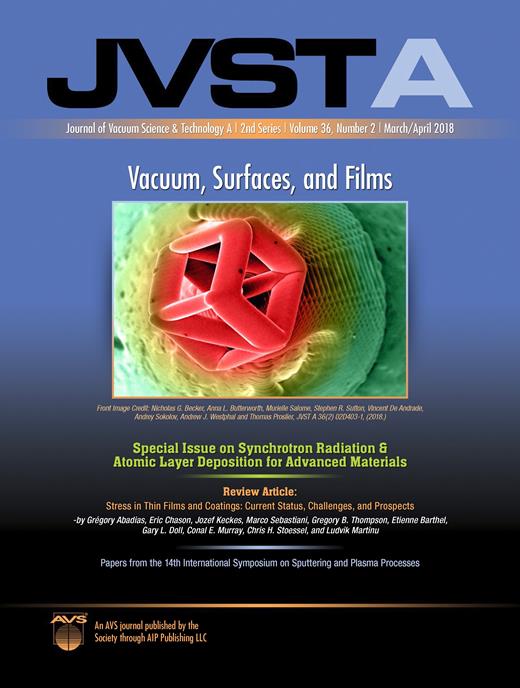 Journal of Vacuum Science & Technology A Cover Image for Volume 36, Issue 2