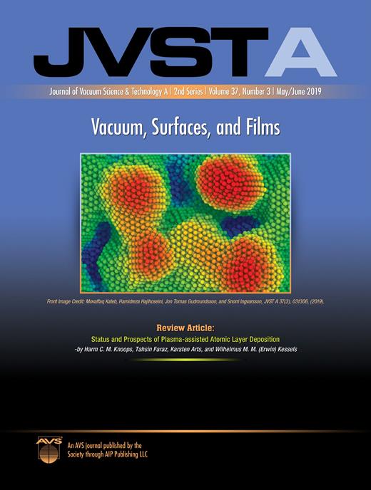 Journal of Vacuum Science & Technology A Cover Image for Volume 37, Issue 3