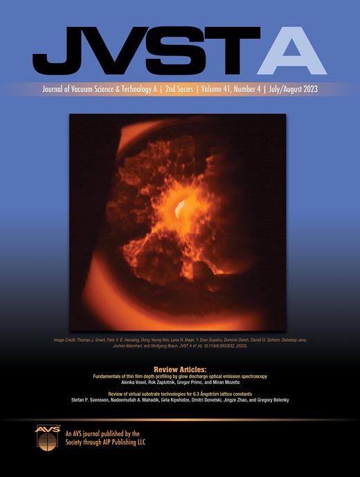 Journal of Vacuum Science & Technology A Cover Image for Volume 41, Issue 4