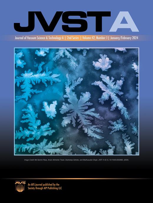 Journal of Vacuum Science & Technology A Cover Image for Volume 42, Issue 1