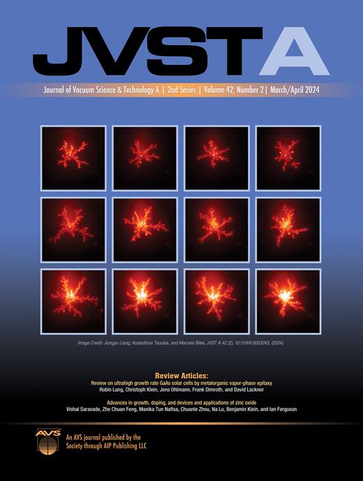 Journal of Vacuum Science & Technology A Cover Image for Volume 42, Issue 2