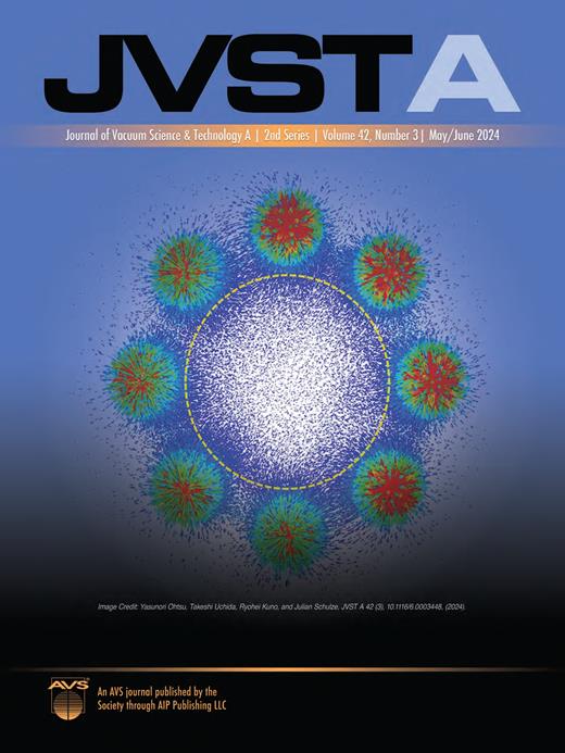 Journal of Vacuum Science & Technology A Cover Image for Volume 42, Issue 3