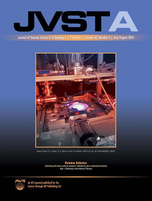 Journal of Vacuum Science & Technology A Cover Image for Volume 42, Issue 4