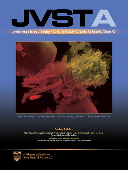 Journal of Vacuum Science & Technology A Cover Image for Volume 42, Issue 5