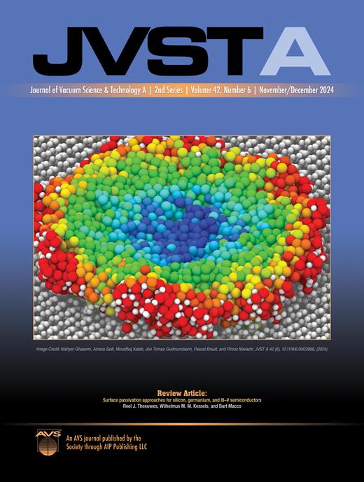 Journal of Vacuum Science & Technology A Cover Image for Volume 42, Issue 6