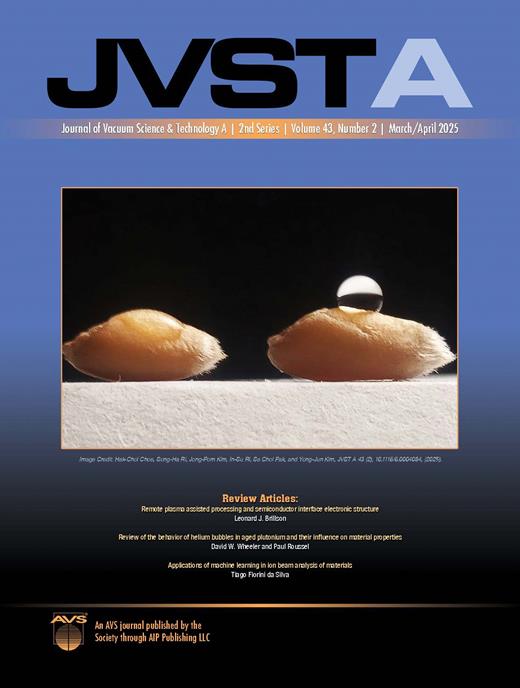 Journal of Vacuum Science & Technology A Cover Image for Volume 43, Issue 2