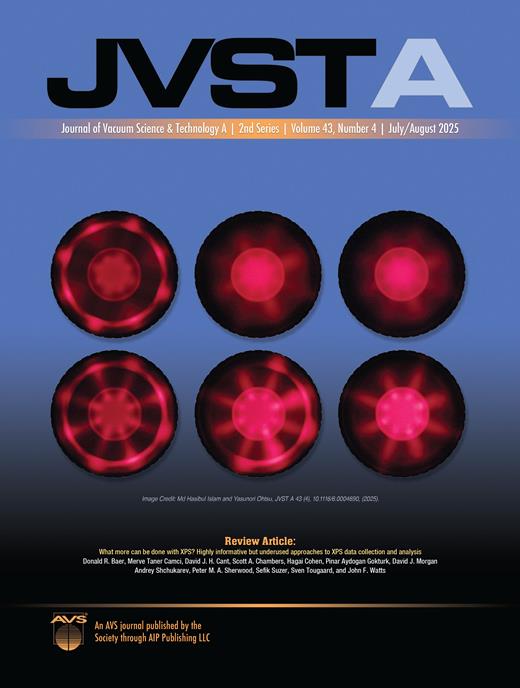 Journal of Vacuum Science & Technology A Cover Image for Volume 43, Issue 3