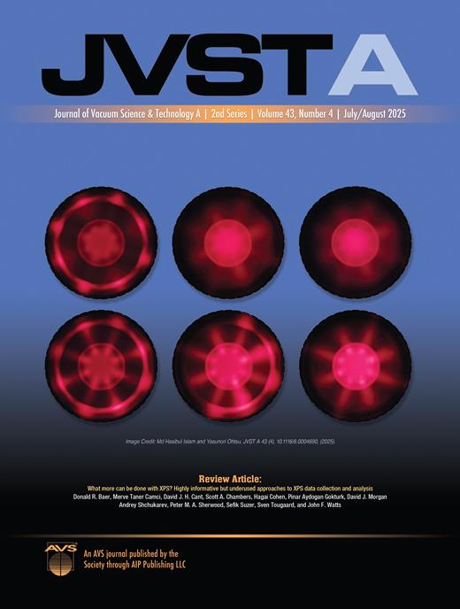 Journal of Vacuum Science & Technology A Cover Image for Volume 43, Issue 4