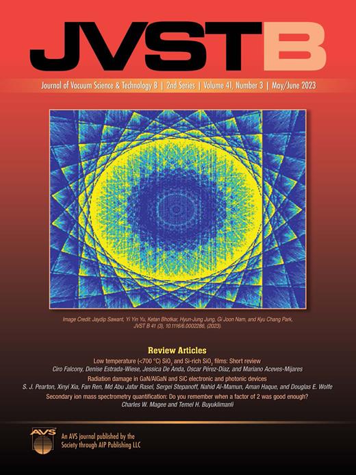 Journal of Vacuum Science & Technology B Cover Image for Volume 41, Issue 3