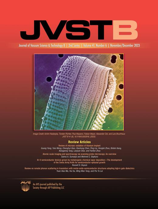 Journal of Vacuum Science & Technology B Cover Image for Volume 41, Issue 6