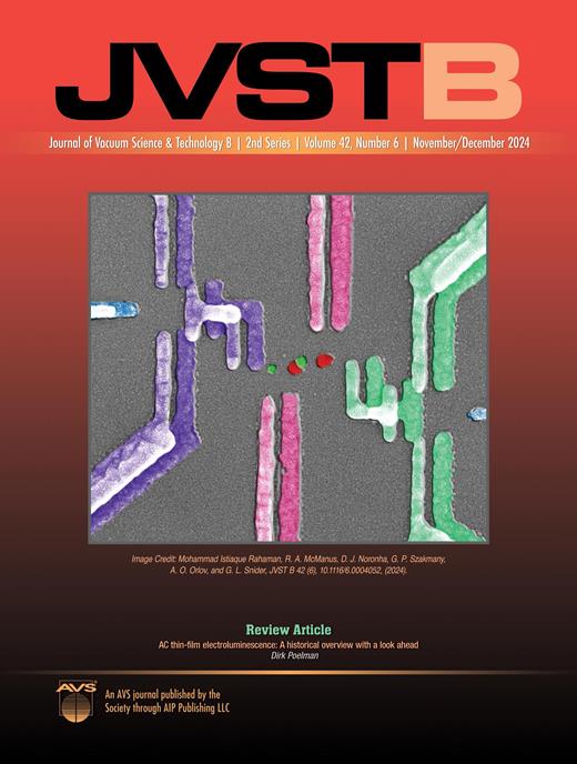Journal of Vacuum Science & Technology B Cover Image for Volume 42, Issue 6