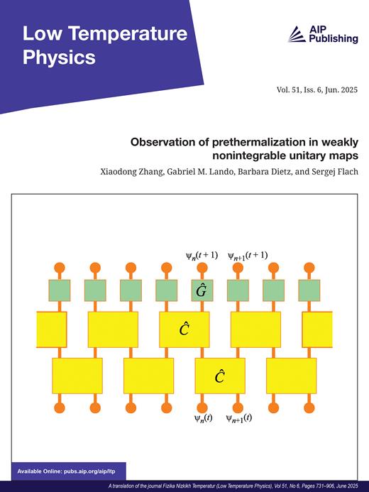 Low Temperature Physics Cover Image for Volume 51, Issue 6