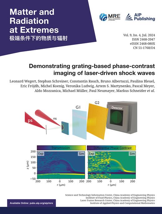 Matter and Radiation at Extremes Cover Image for Volume 9, Issue 4