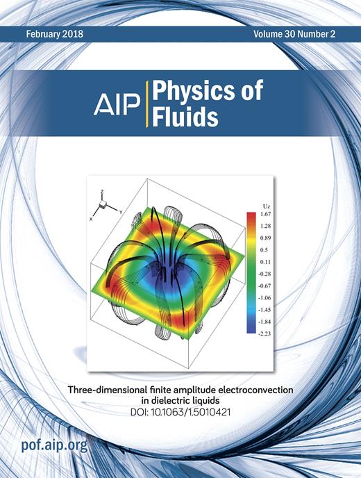 Physics of Fluids Cover Image for Volume 30, Issue 2