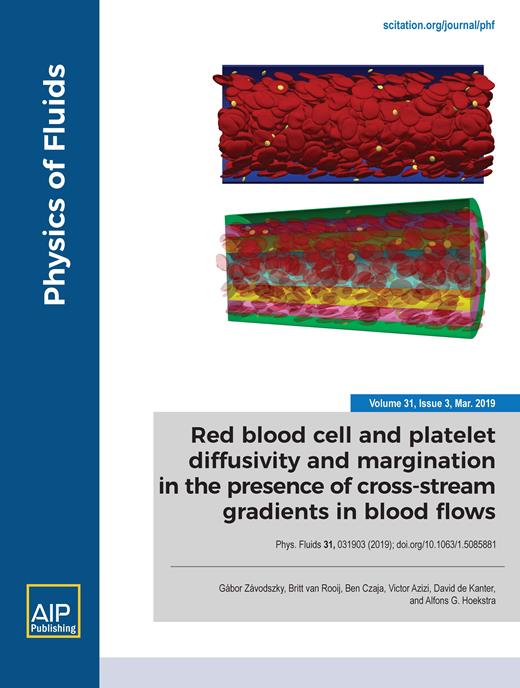 Physics of Fluids Cover Image for Volume 31, Issue 3