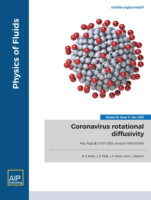 Physics of Fluids Cover Image for Volume 32, Issue 11