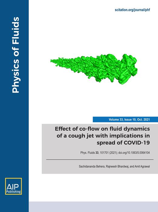 Physics of Fluids Cover Image for Volume 33, Issue 10