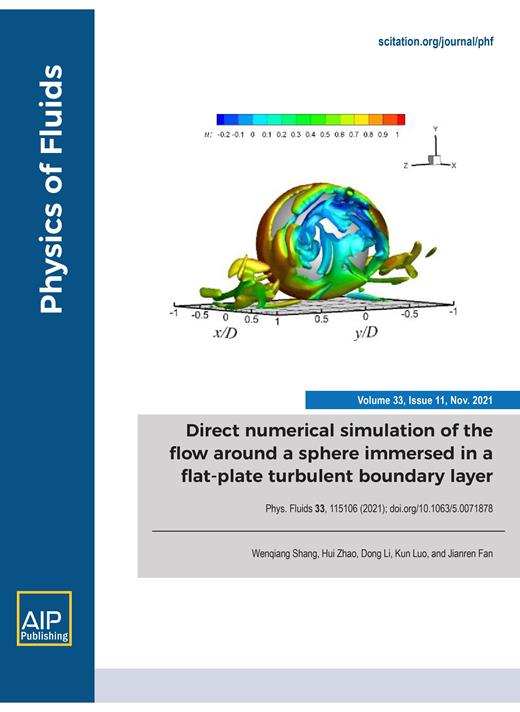 Physics of Fluids Cover Image for Volume 33, Issue 11