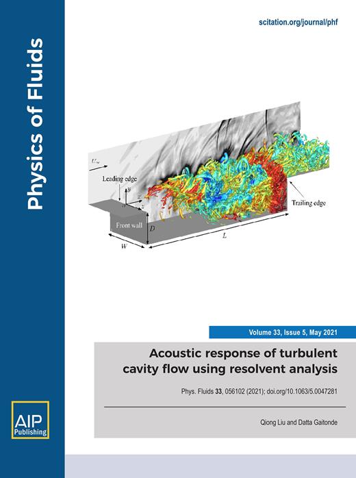 Physics of Fluids Cover Image for Volume 33, Issue 5