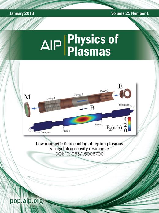 Physics of Plasmas Cover Image for Volume 25, Issue 1