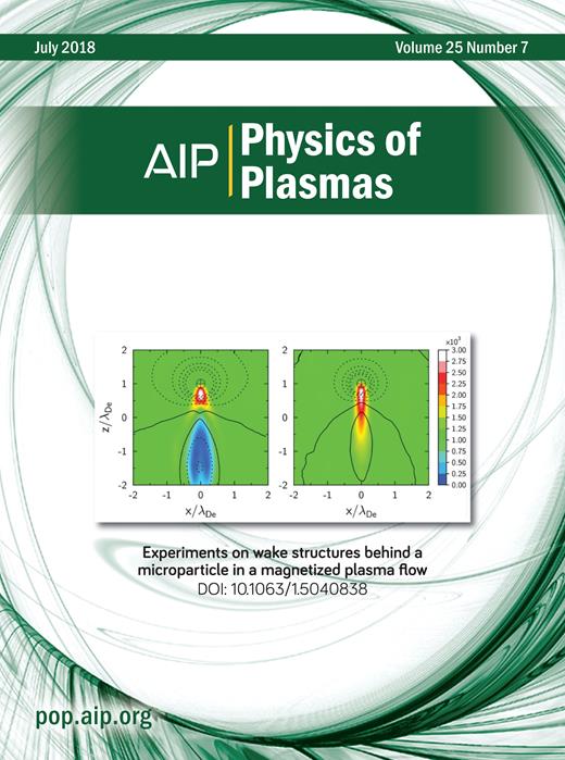 Physics of Plasmas Cover Image for Volume 25, Issue 7