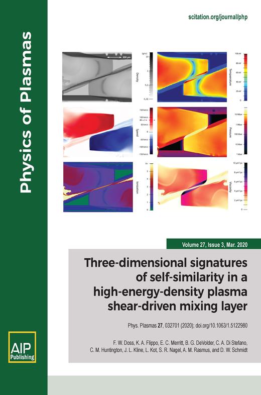 Physics of Plasmas Cover Image for Volume 27, Issue 3