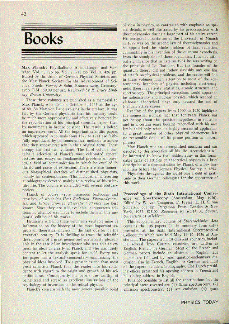 First page of <italic>Max Planck</italic>