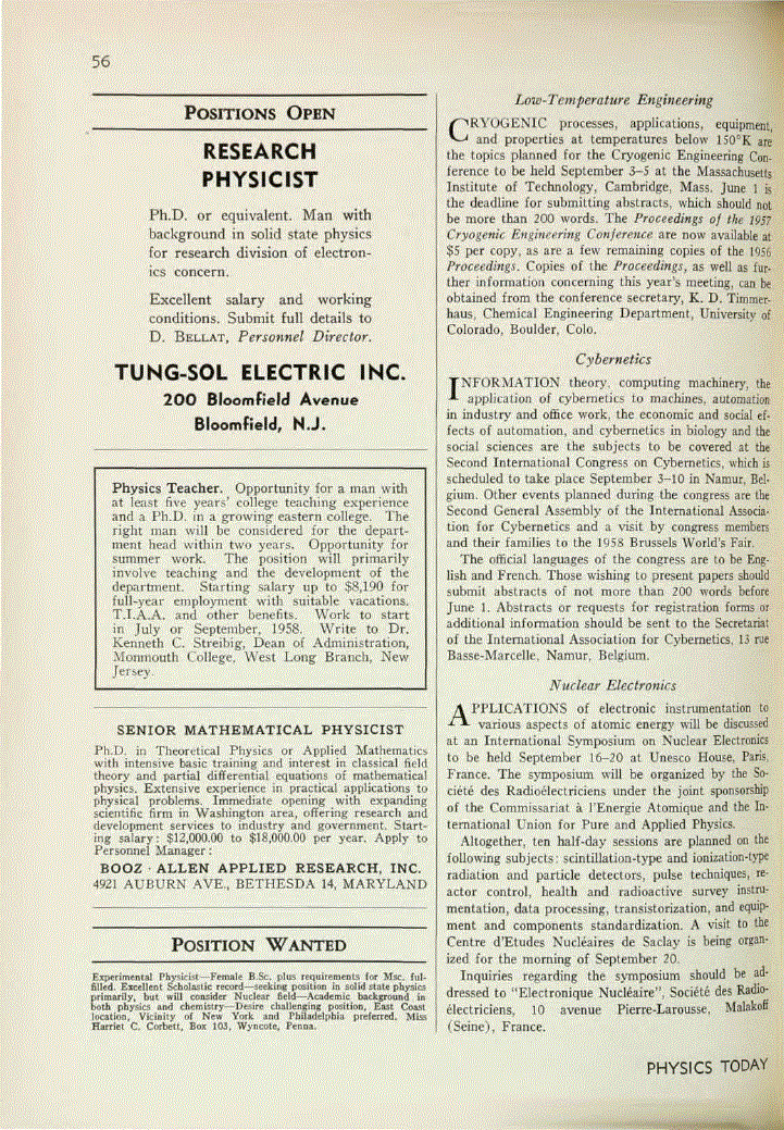 First page of Cybernetics