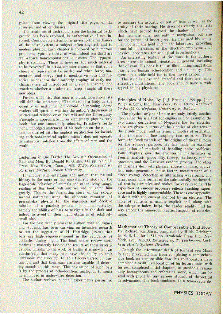 First page of <italic>Mathematical Theory of Compressible Fluid Flow</italic>