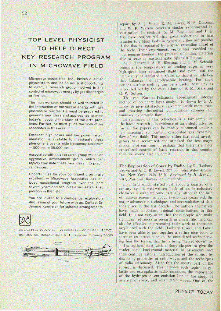 First page of <italic>The Exploration of Space by Radio</italic>