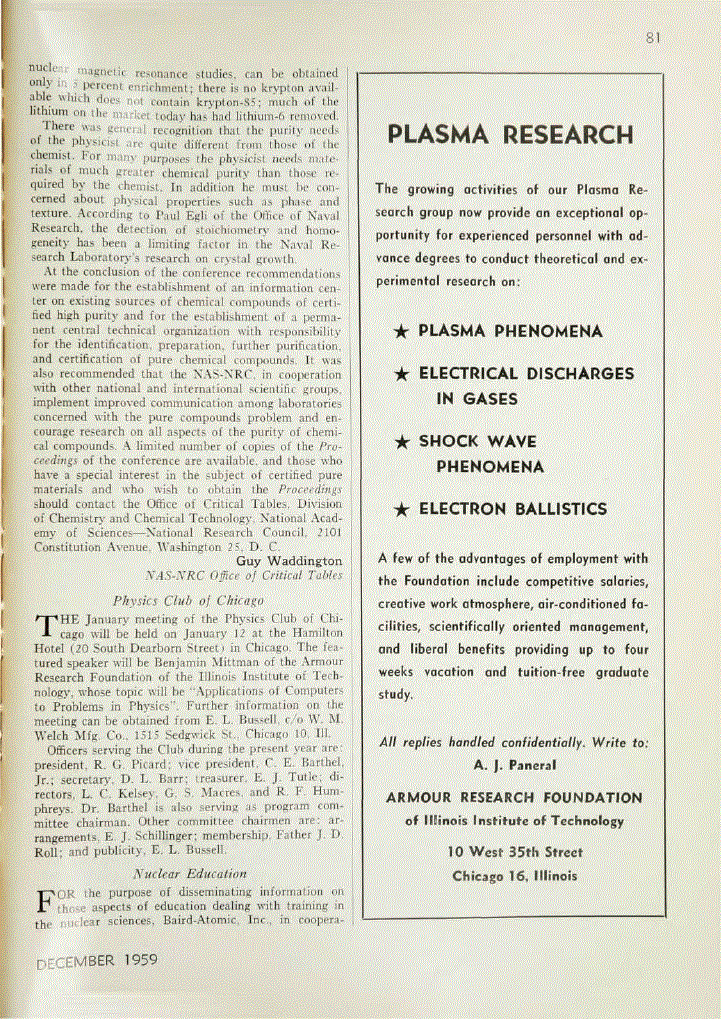 First page of Nuclear Education