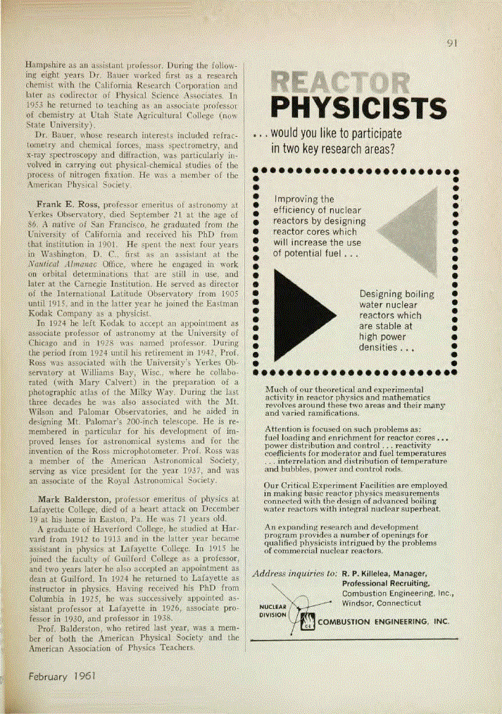 First page of Mark Balderston